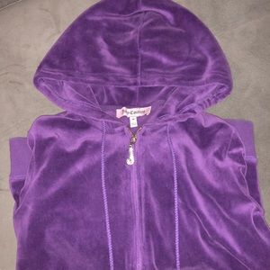 Juicy Couture Purple Zip Up
